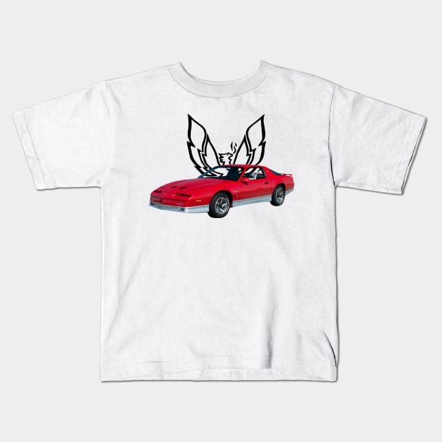 1988 Pontiac Firebird Trans AM Kids T-Shirt by Permages LLC